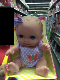 Creepy baby doll